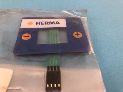WEBER T1058048 FOIL KEYPAD DISPLAY / HERMA 31689. **NEW** In Sealed Bag - Image 1 of 4