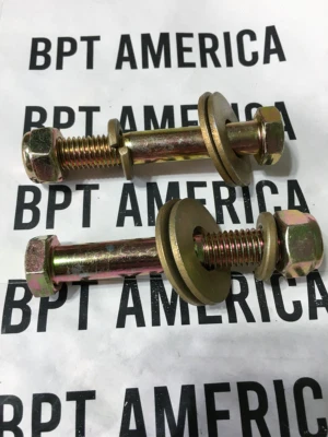 2x Grade 8 2000 2006 Lincoln LS Thunderbird Front Lower Shock Bolt Kit 05 04 03 Foto 1 de 4