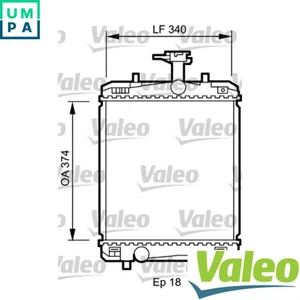 RADIATOR ENGINE COOLING 735072 FOR PEUGEOT 108107 TOYOTA AYGO/Hatchback/Van 1.0L - Picture 1 of 8