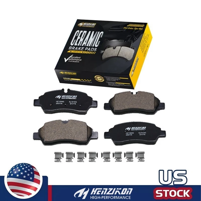 Rear Brake Pads Low Dust for Ford Transit 150 250 350 350HD 2015-2022 All Models - Image 1 of 2
