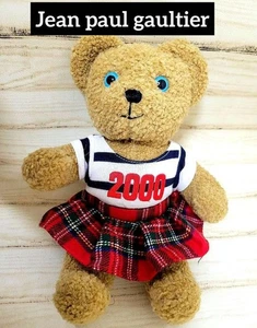 Teddy Bear Jean Paul Gaultier Plush Toy Rare - Picture 1 of 24