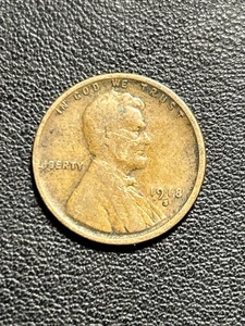 1918 S Lincoln Wheat Penny Cent San Francisco Mint Circulated - Picture 1 of 2