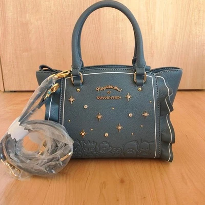 New Sanrio characters × Samantha Vega collaboration kawaii blue Tote bag - Image 1 of 4