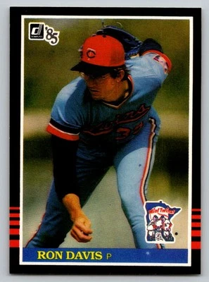 1985 Donruss #120 Ron Davis Minnesota Twins - Image 1 of 2