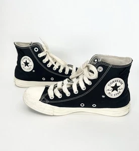 Converse Chuck Taylor High Top Black Canvas Shoes 3D Flower Pattern - WOMENS 8.5 - Picture 1 of 11