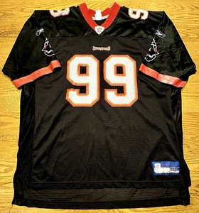 Warren Sapp Tampa Bay Buccaneers Jersey Reebok NFL Vintage Throwback - Picture 1 of 8