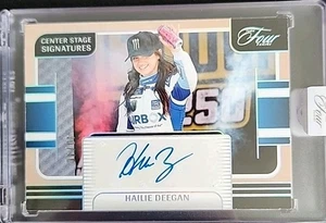 Hailie Deegan 2025 Panini Turn Four NASCAR Center Stage Signatures Auto #40/40 - Picture 1 of 2