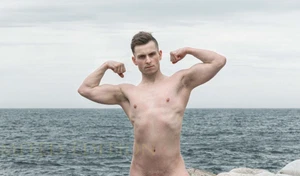 Foto guapo hombre desnudo físico interés gay edición limitada 13x19 2,25 - Imagen 1 de 2