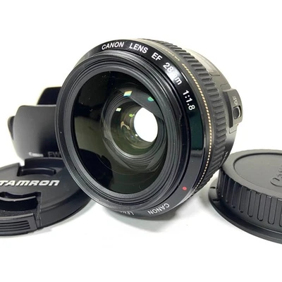 Canon EF 28mm F/1.8 USM Wide Angle AF Lens From Japan [Mint] #1453 - image 1 of 4