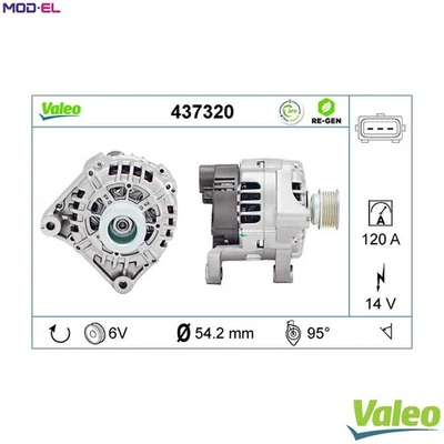 ALTERNATOR 437320 FOR BMW Z3/E36/Roadster S54B32 3.2L 6cyl 3 E46 - Image 1 of 4