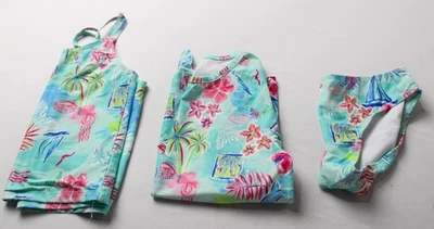 Traje de Baño Tropical 3 Piezas The Children's Place Niñas AC2 Rosa Cosmos Talla XL (14) Foto 1 de 4