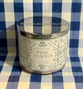 Pure Wonder ~ Bath & Body Works ~ 3 Wick Scented Candle 14.5 oz - Picture 1 of 3