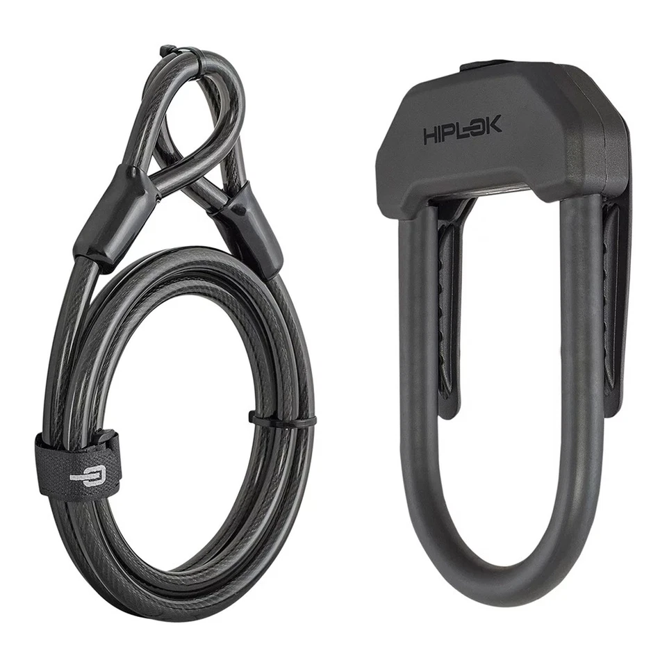 Hiplok DX Plus U-Lock and Cable Lock, Black - Image 1 of 1