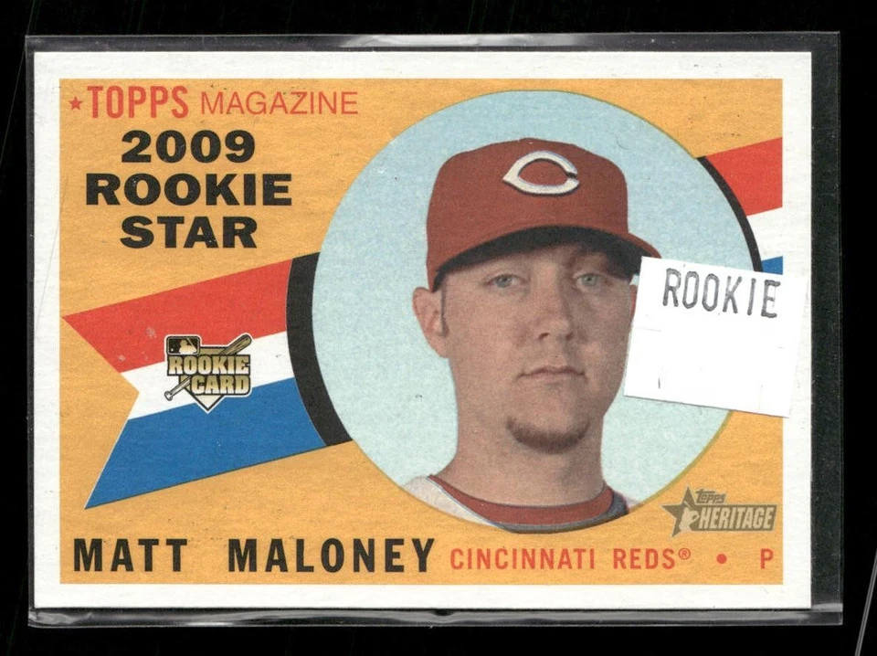 2009 Topps Heritage #638 Matt Maloney - Image 1 of 2