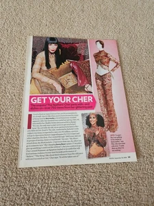 TPEEP478 MAGAZINARTIKEL & BILD 11X8" CHER  - Bild 1 von 1