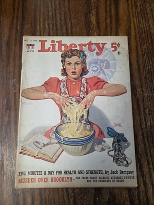 Liberty Magazine December 14, 1940 - Five Minutes A Day For Health And Strength - Image 1 of 3