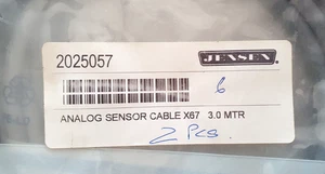 JENSEN  ANALOG SENSOR CABLE X67,  3 METERS, P/N 2025057 ( 2 PCS ) - Picture 1 of 3