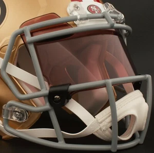 SAN FRANCISCO 49ers NFL DMAXX Football Helmet EYE SHIELD / VISOR (RED) - Picture 1 of 5
