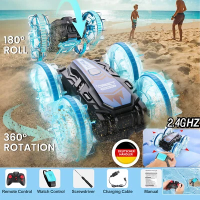 Kid Amphibisches Ferngesteuertes Auto,4WD Ferngesteuertes Off-Road Spielzeugauto - Bild 1 von 4