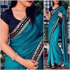 Party Wear Sari Joya Silk With Border Concept Indian Designer Saree DVD1236