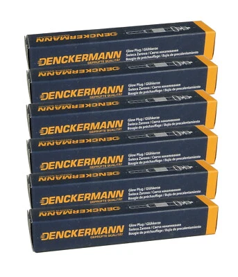 6 DENCKERMANN Glühkerzen für BMW 3er E30 5er E28 OPEL OMEGA B - Bild 1 von 2