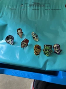 Universal Monsters enamel pin badge set x 8 - Picture 1 of 6