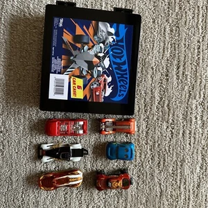 Hot Wheels Black Case Storage Box With SIX Variety Mix CARS NEW LOOSE #4 - Picture 1 of 5