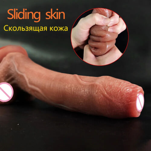 Gode-Adulte-Réaliste-Pénis-Silicone-Gode-Jouets-Couple-Sangle-Jouet-Anal-Neuf