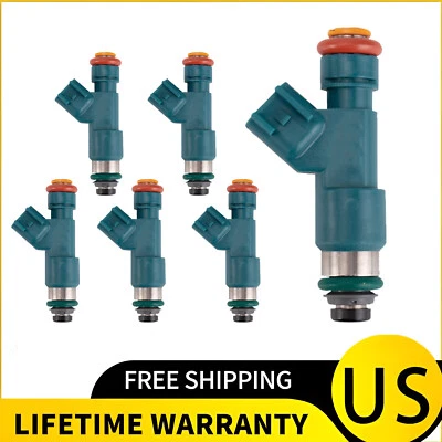 Set of 6 Fuel Injectors for Volvo XC90 3.2L L6 2007 2008 2009 2010 2011-2013 - Изображение 1 из 4