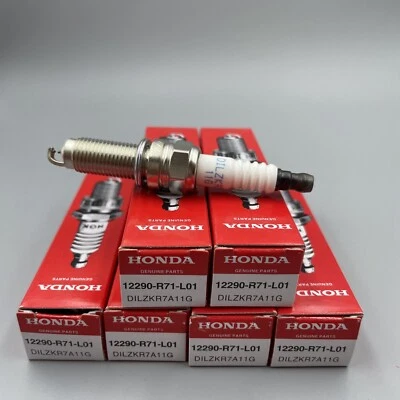 6PCS Iridium OEM 12290-R71-L01 Spark Plug DILZKR7A11G Accord V6 Odyssey TL USA - Image 1 of 4