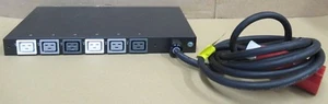 HPE Basic Modular 3Ph 11kVA/60309 5-wire 16A/230V 6xC19 Horizontal PDU AF513A - Picture 1 of 4