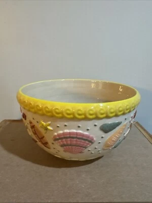 Temp-tations By Tara Summer Shells Tazón de 3 cuartos Plato para servir Mar Océano Playa Envío gratuito Foto 1 de 4