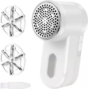 Electric Lint Remover, Portable Fabric Shaver Defuzzer with 6-Leaf Blades - Picture 1 of 24