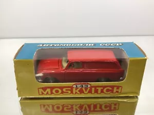 NOVOEXPORT USSR CCCP A6 MOSKVITCH 434 VAN -RED 1:43 rare- GOOD IN BOX - 453 - Imagen 1 de 13