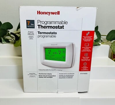 Honeywell Home RTH7600D 7-Day Programmable Touchscreen Thermostat - Image 1 of 4