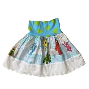 Yo Gabba Gabba Vestito Bambina Gonna Bambino 16” Vita 13” Lunghezza - Foto 1 di 3