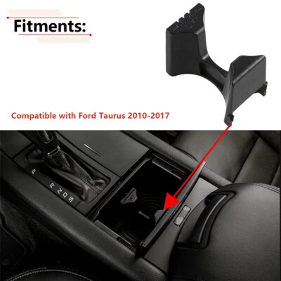 Portavasos Divisor Inserto Consola Central Negro Para Ford Taurus 2010-2017 Nuevo Foto 1 de 4