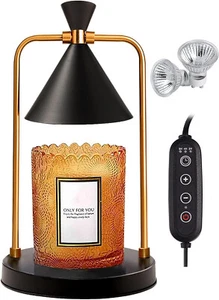 Electric Candle Warmer Candle Warmer Lamp with Timer and Dimmable Candle Light - Imagen 1 de 7