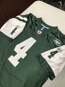 Reebok On Field New York Jets Brett Farve#4 NFL Football Jersey Mens XL - Picture 1 of 12