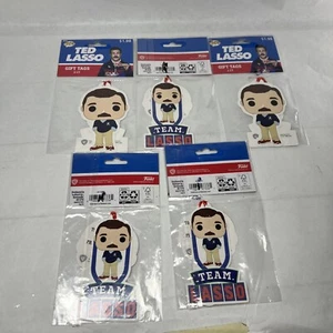 Funko Pop Ted Lasso Gift Tags 5 packs Of 2 = 10 tags total NEW, SEALED - Picture 1 of 3