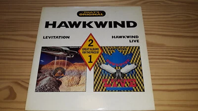 DOUBLE LP 33T HAWKWIND " LEVITATION / LIVE " COMPILATION TFOLP 17 UK 1988 EX/VG+ - Photo 1/4
