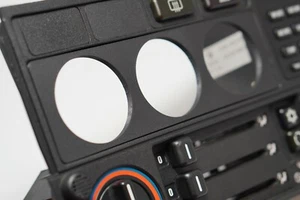 BMW E30 52mm Gauge Mount Radio Delete Panel Plate ______ 325is 325i 325ic 325ix  - Picture 1 of 8