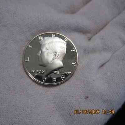 1988 S CLAD PROOF KENNEDY HALF DOLLAR. BU. - Image 1 of 3