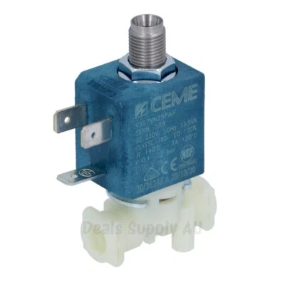 Ceme 3 Way 230V Solenoid Valve V397 for Breville BES820, BES840, BES860, BES870 - image 1 of 4