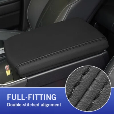 Car Center Console Box Pad Armrest Cover Faux Leather For Lexus GX460 2015-2025 Foto 1 de 4