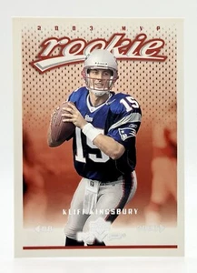 2003 Upper Deck MVP #334 Kliff Kingsbury RC New England Patriots - Foto 1 di 2