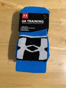 NWT UNDER ARMOUR KIDS UA TRAINING CREW SOCKS SZ 13.5-4Y - Picture 1 of 3