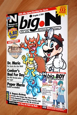 2001 Big N Magazin Zeitschrift Conker's Bad Fur Day Banjo-Tooie Dr. Mario 64 N64 - Bild 1 von 4