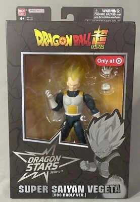 Dragon Ball SUPER SAIYAN VEGETA Dragon Stars Broly Ver Target Exclusivo Foto 1 de 4