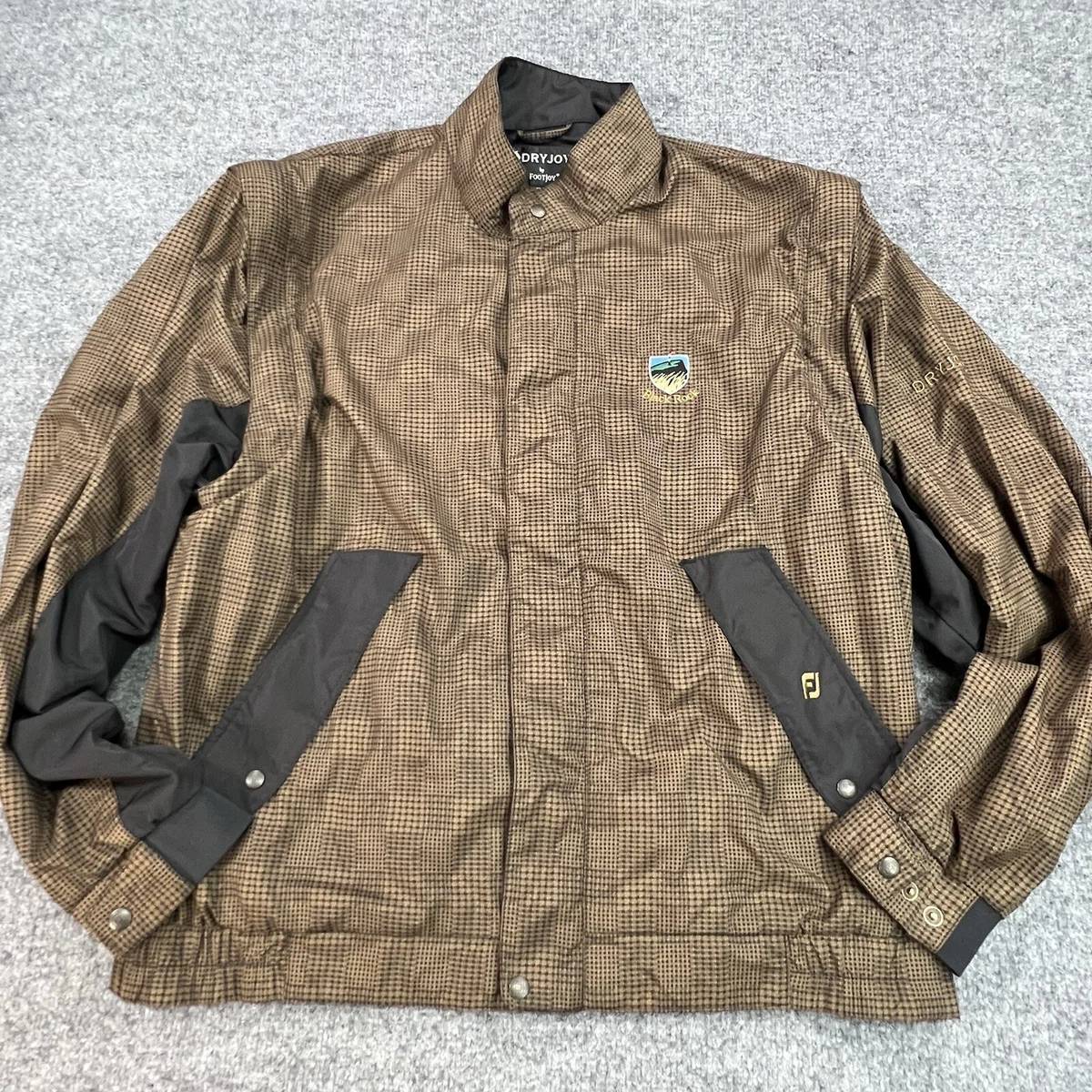 Veste de golf DryJoys by FootJoy coupe-vent homme L marron